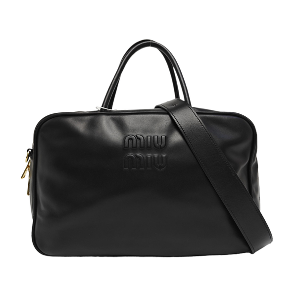 Beau Large Calfskin Black