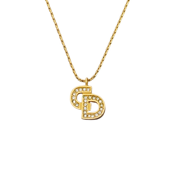 Petit CD Metal Gold Necklace