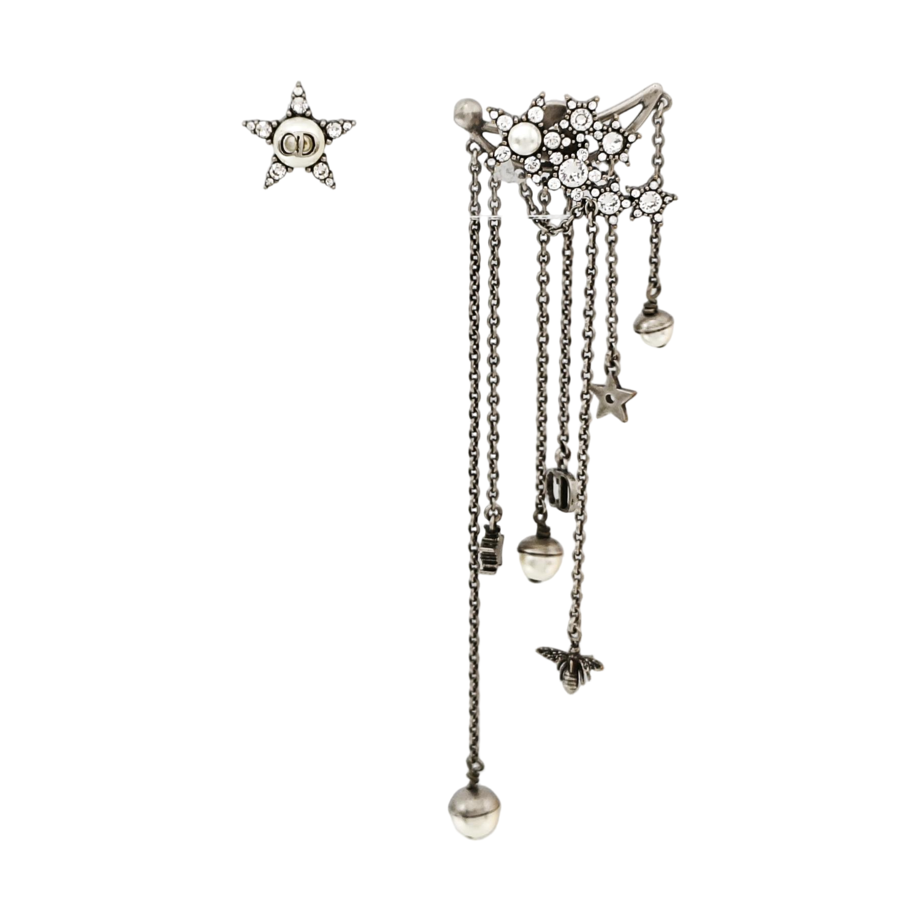 Metal Silver Stud Earrings