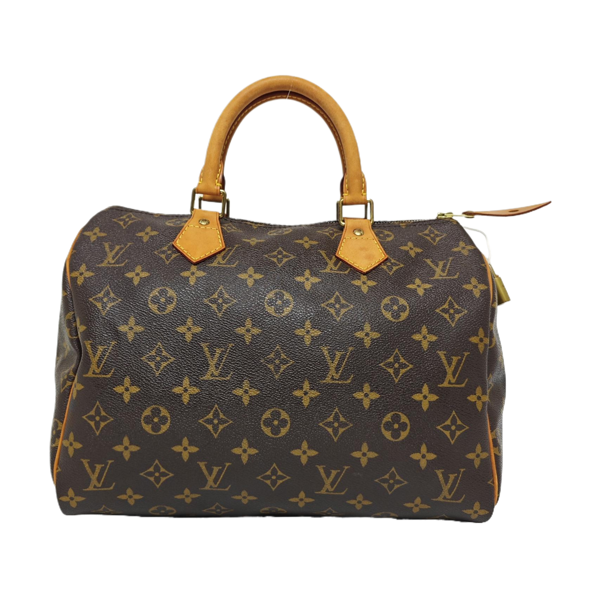 SPEEDY 30 Monogram Coated Canvas Brown