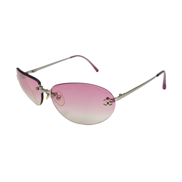 Metal Sunglasses Red