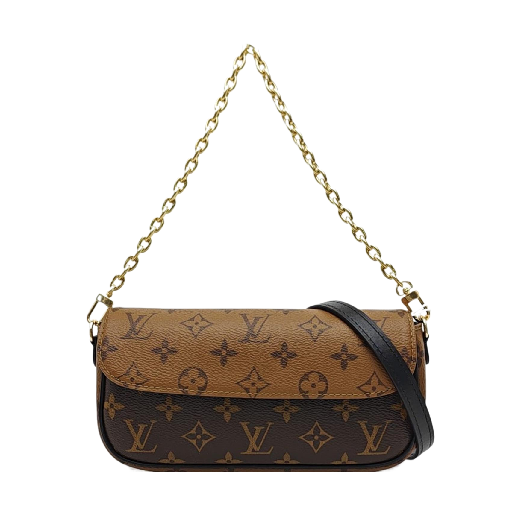 IVY Monogram Coated Canvas Brown