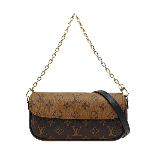 IVY Monogram Coated Canvas Brown
