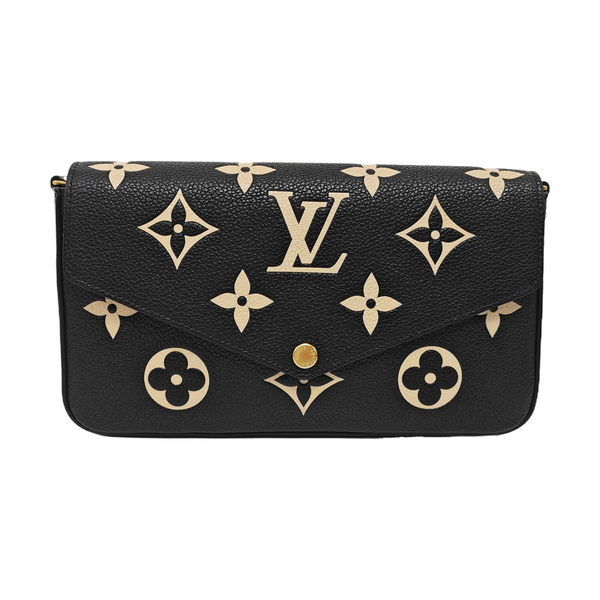 FÉLICIE Monogram Calfskin Black