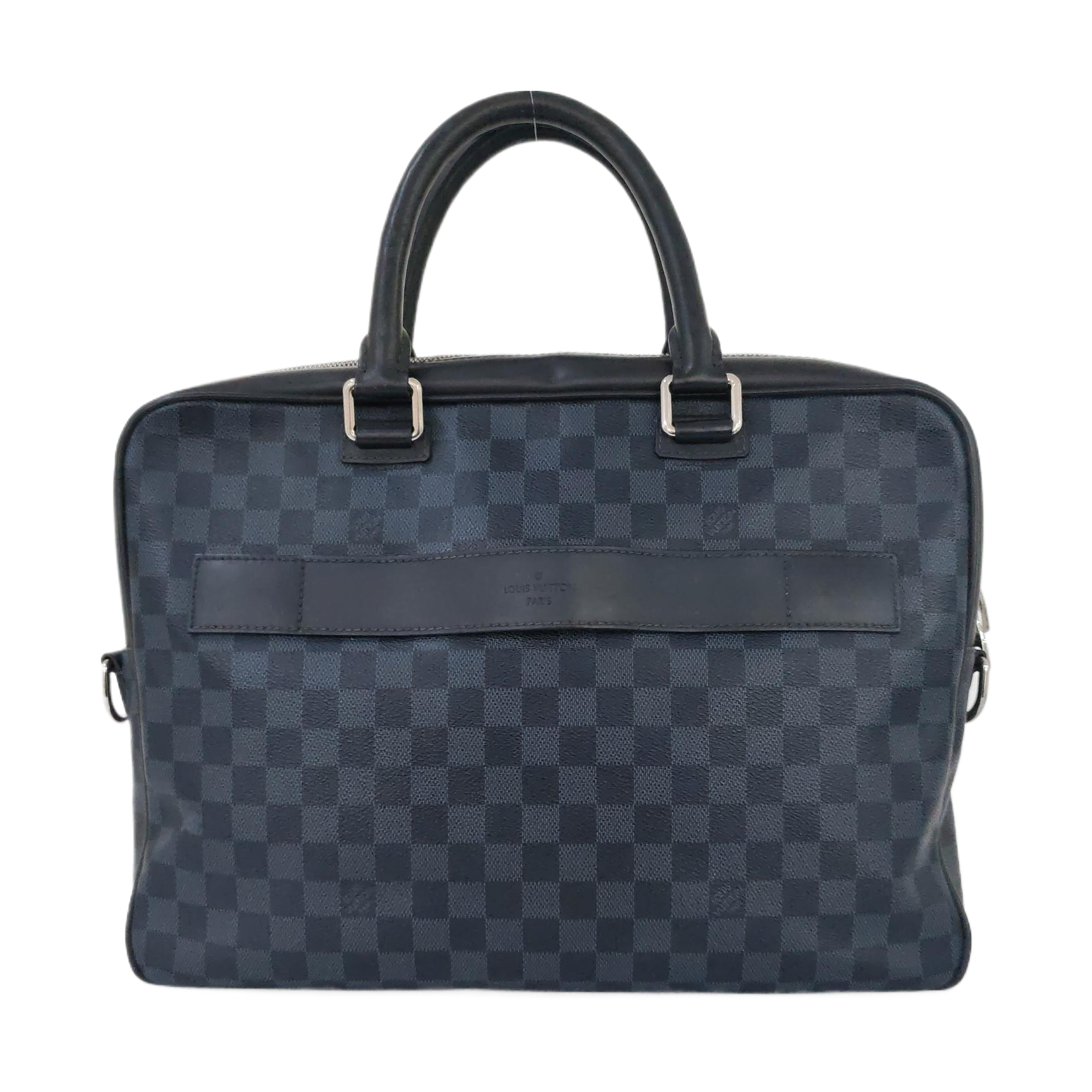 PORTE-DOCUMENTS Damier Coated Canvas Blue