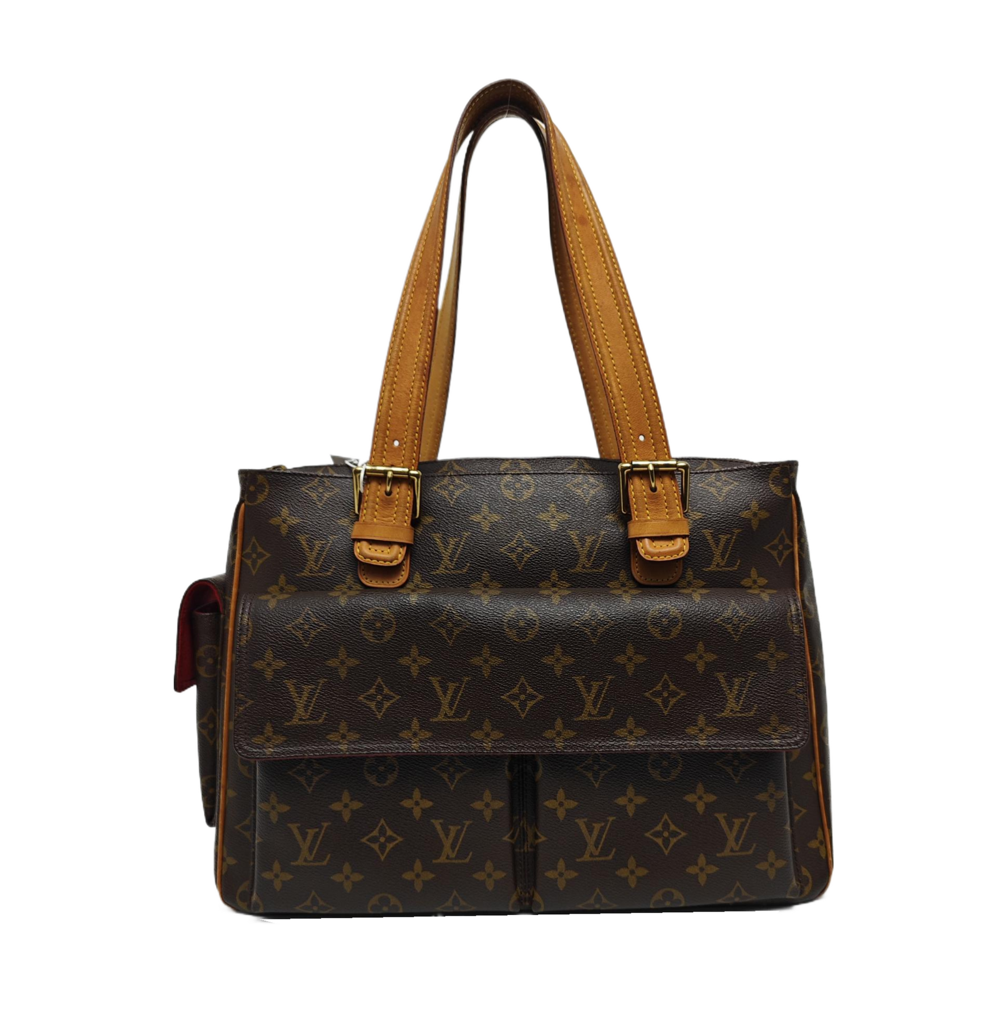 MULTIPLE Monogram Coated Canvas Brown