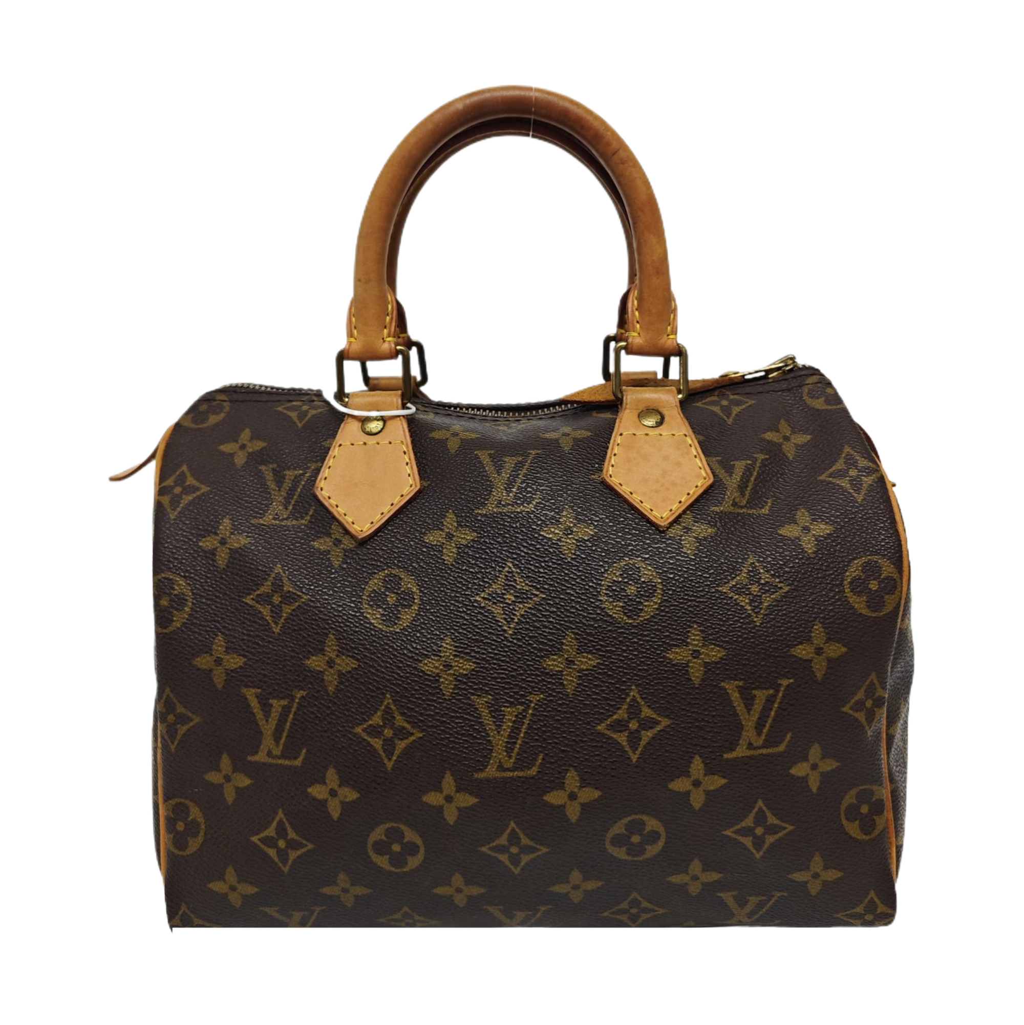 SPEEDY 25 Monogram Coated Canvas Brown