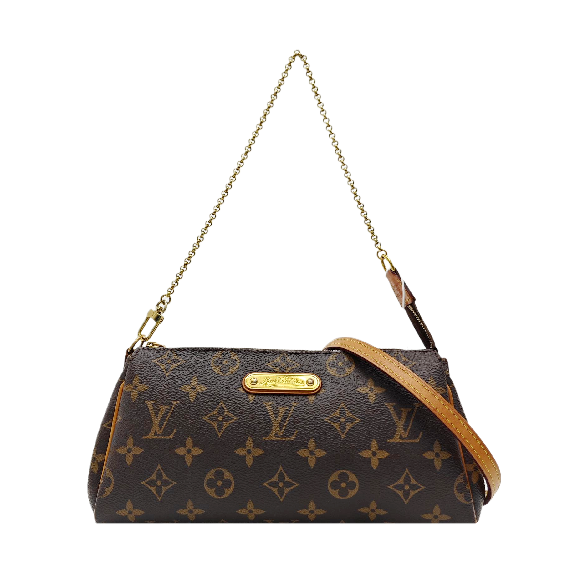 EVA Monogram Coated Canvas Brown