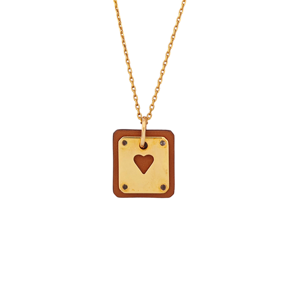 As De Coeur Metal Rose Gold Necklace