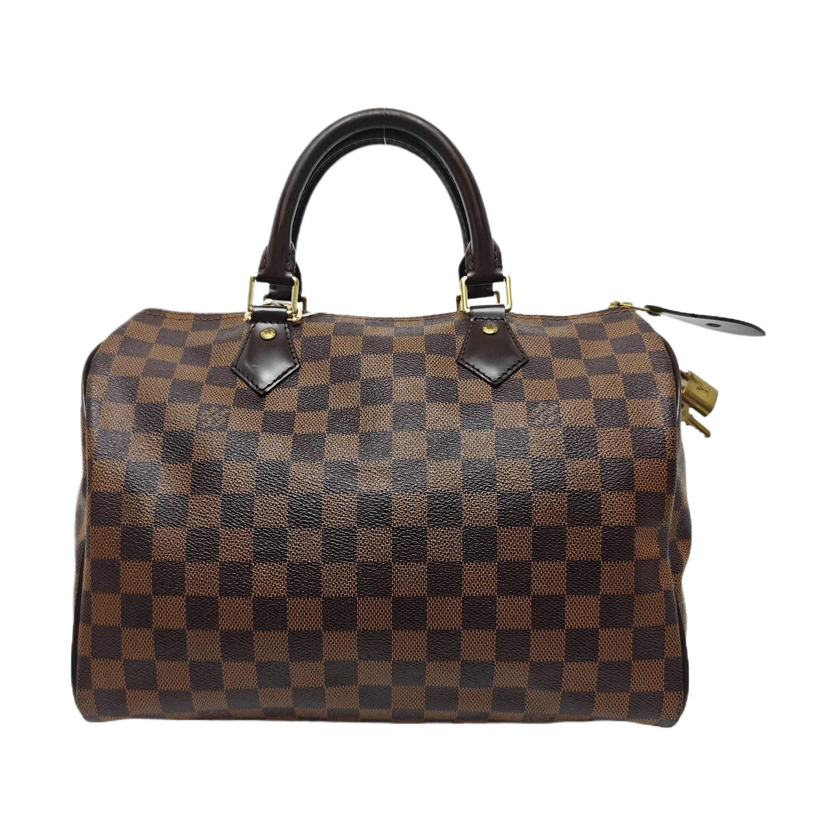 SPEEDY 30 Damier Ebene Coated Canvas Brown