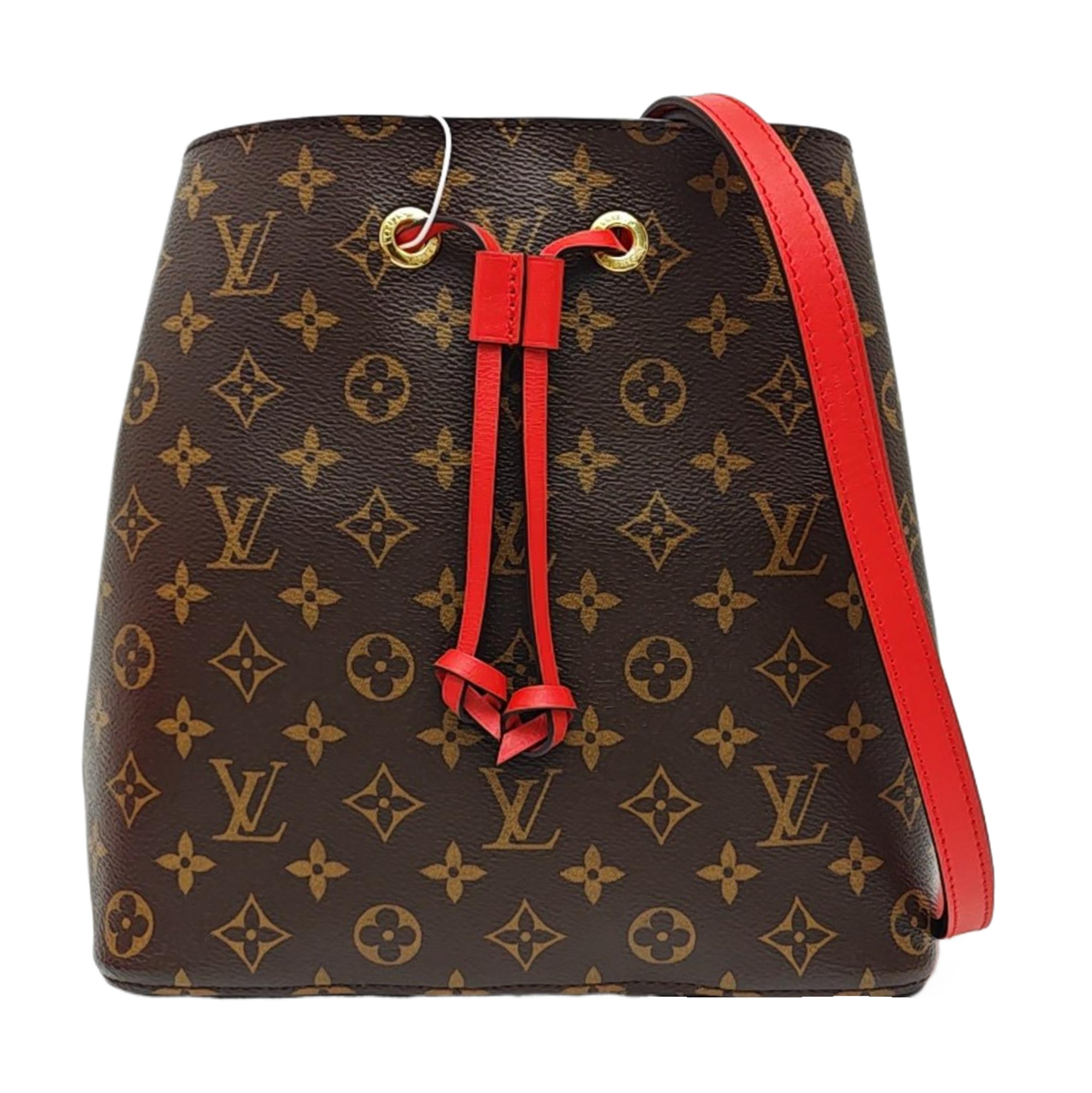NÉONOÉ MM Monogram Coated Canvas Brown