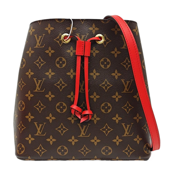 NÉONOÉ MM Monogram Coated Canvas Brown