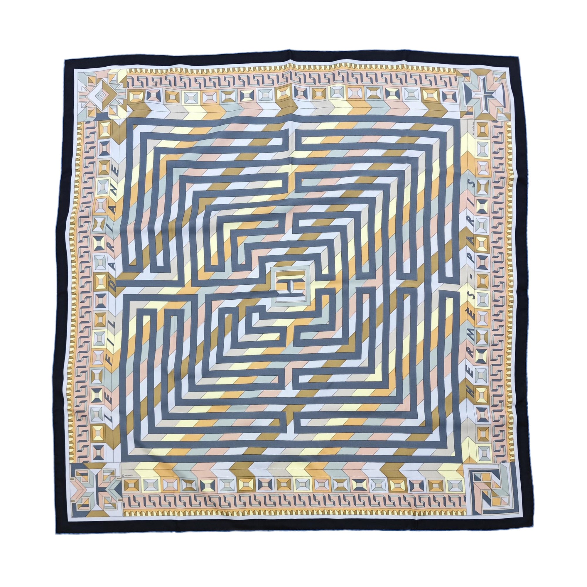 Mulberry Silk Silk Scarf Multicolor