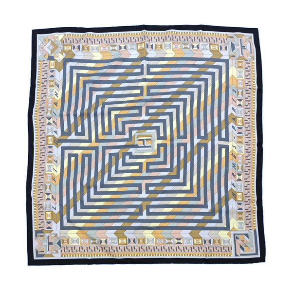 Mulberry Silk Silk Scarf Multicolor