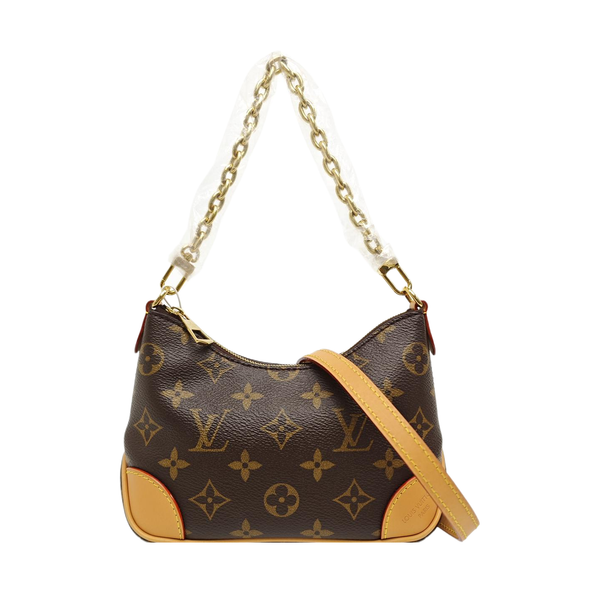 BOULOGNE Nano Monogram Coated Canvas Brown