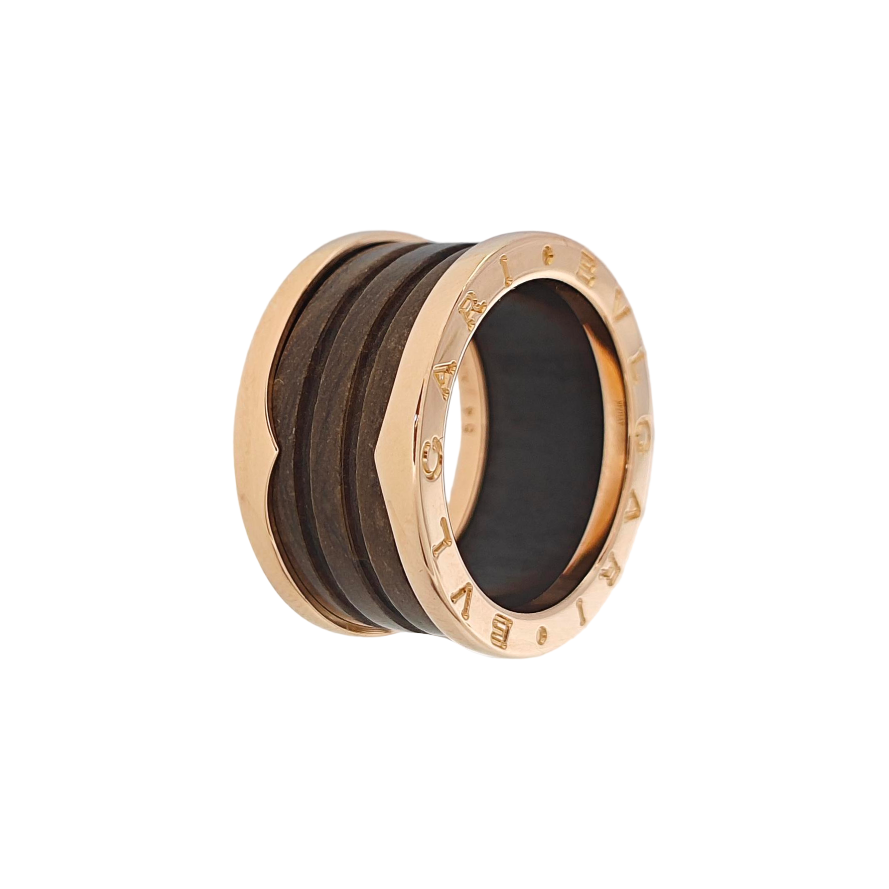 B.ZERO1 18k Rose Gold Ring EU 54