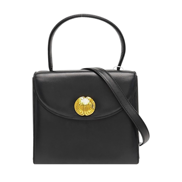 Calfskin Shoulder Bag Black