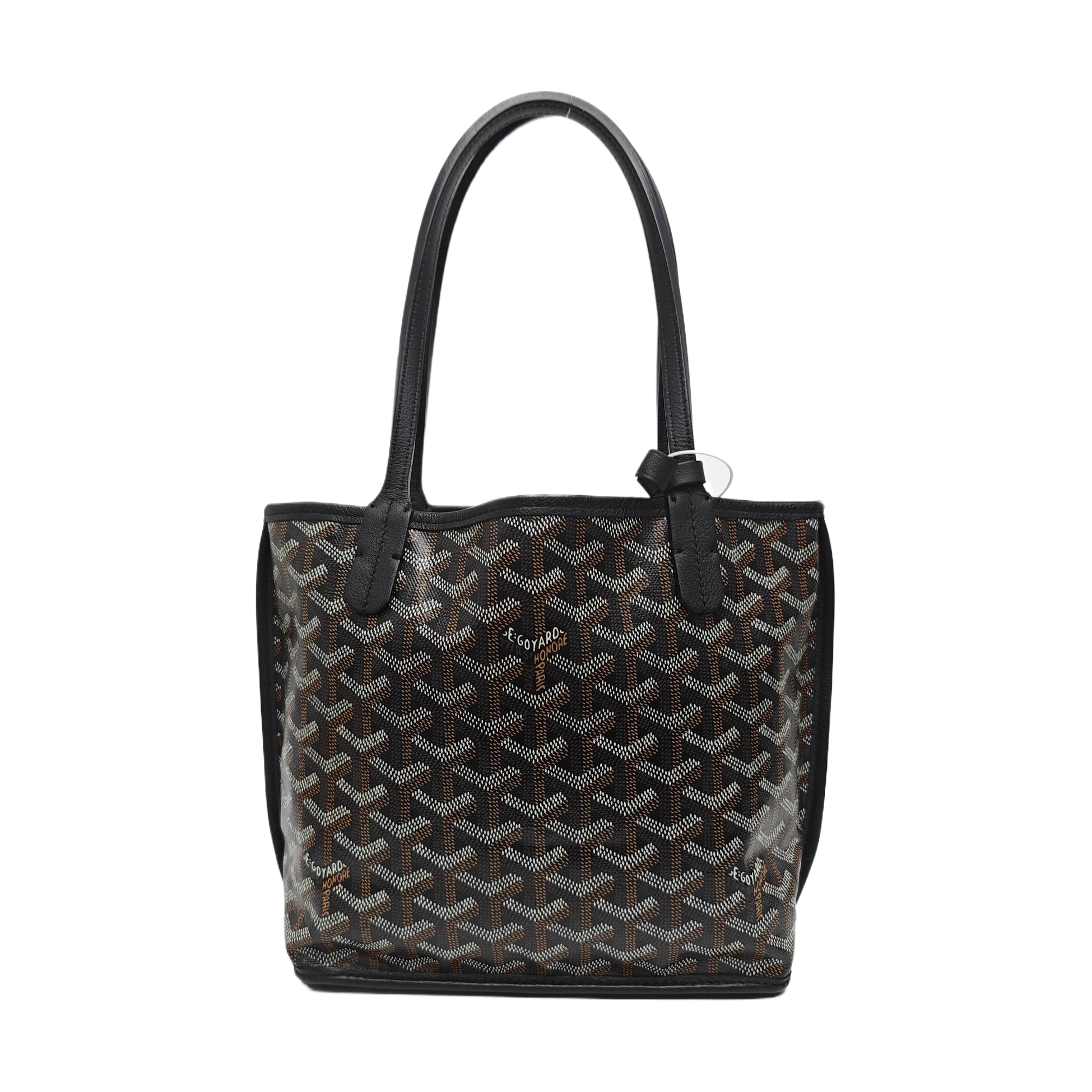 Anjou Mini Coated Canvas Black