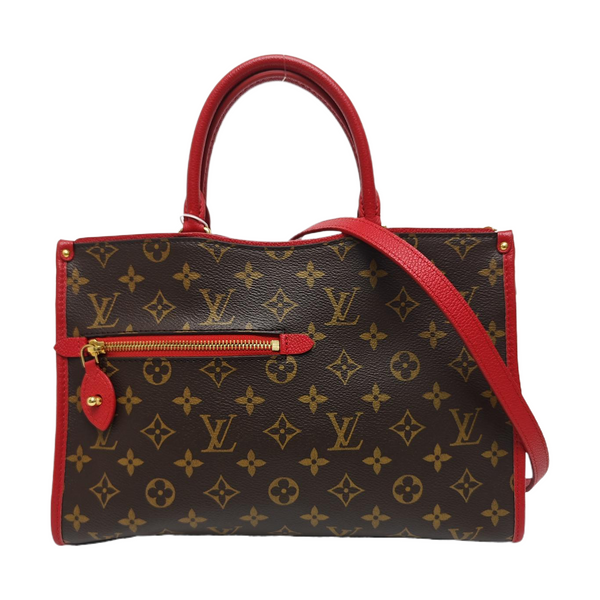 POPINCOURT PM Monogram Coated Canvas Brown