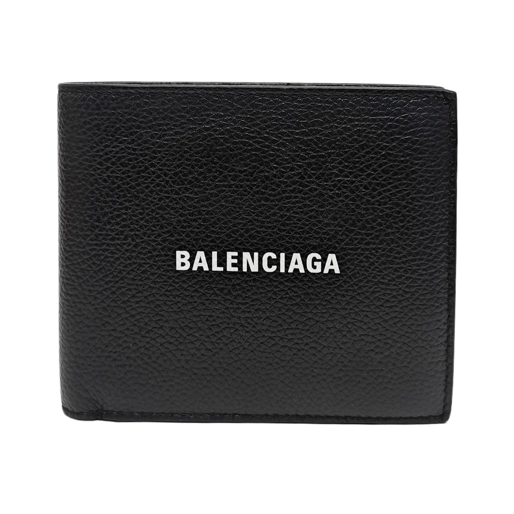 Cash Calfskin Black Wallet