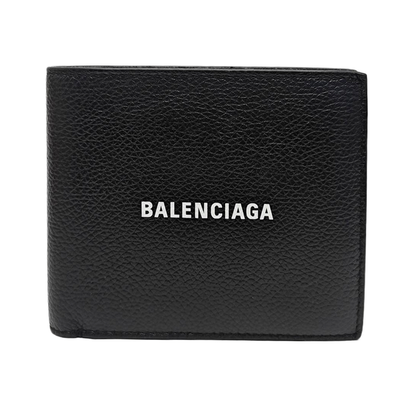 Cash Calfskin Black Wallet