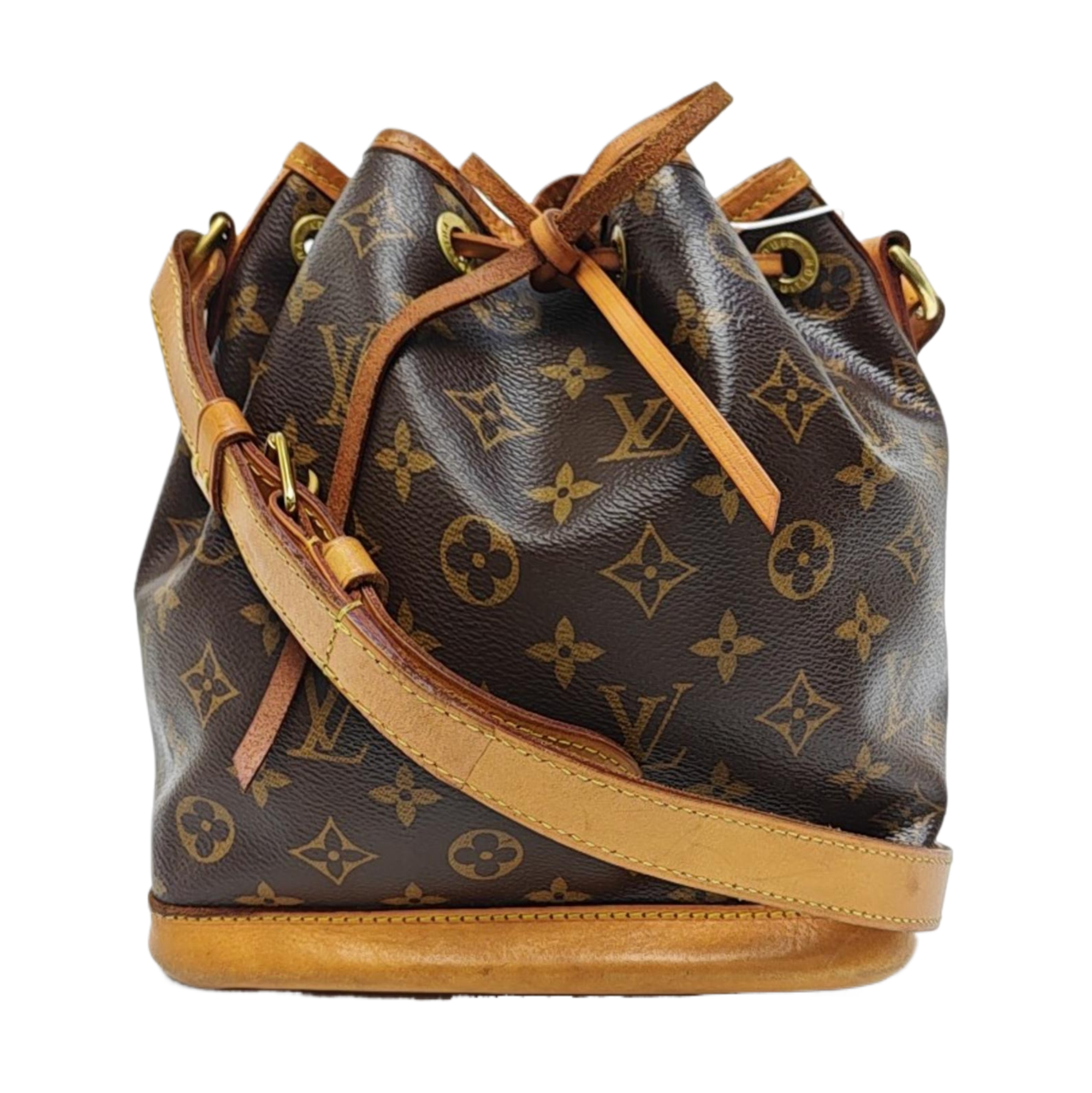 NOÉ BB Monogram Coated Canvas Brown