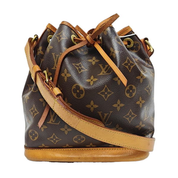 NOÉ BB Monogram Coated Canvas Brown