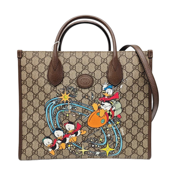Disney X Gucci Monogram Coated Canvas Beige