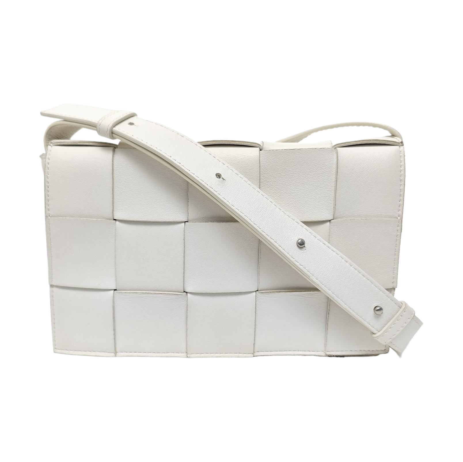 Cassette Medium Calfskin White