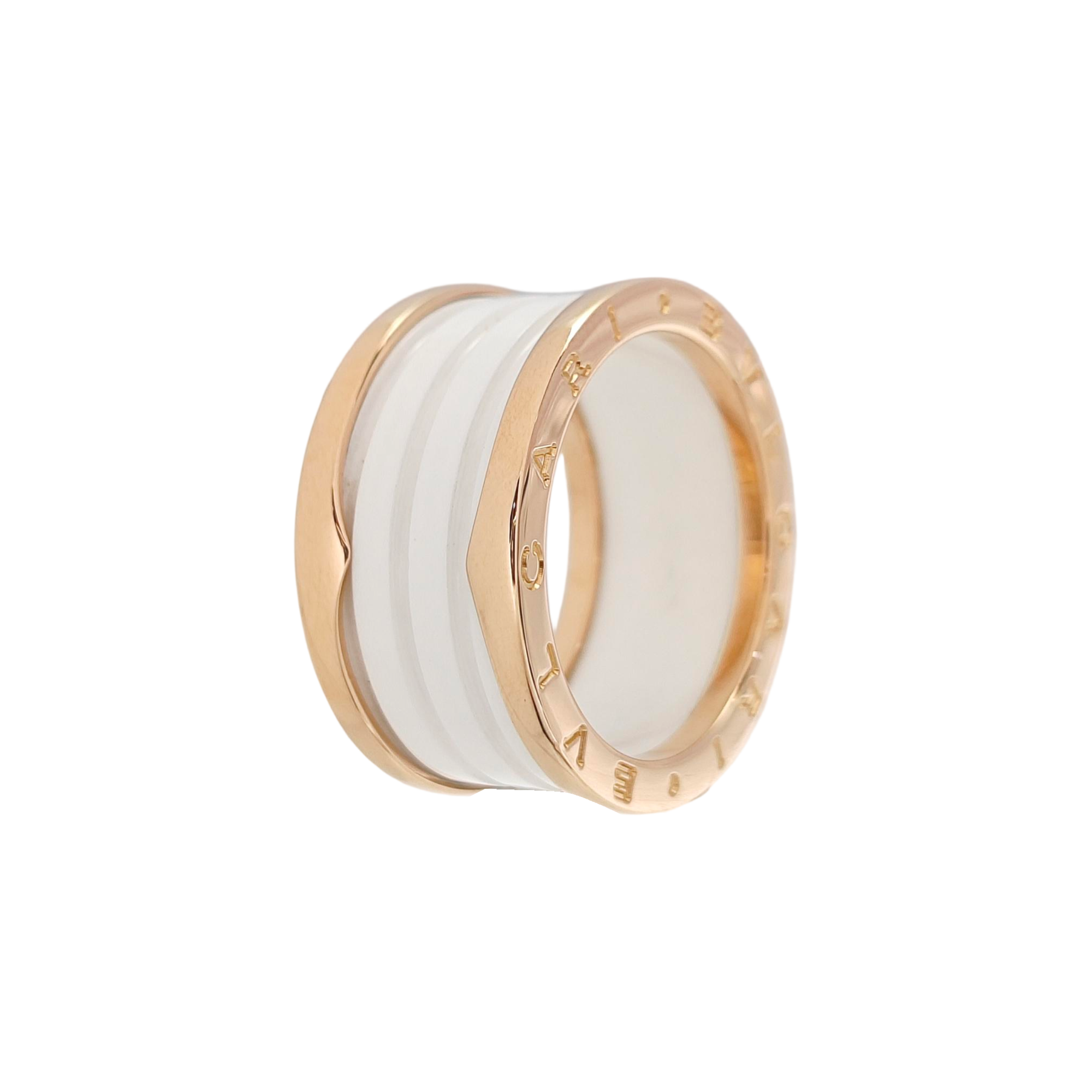 B.ZERO1 18k Rose Gold Ring EU 60