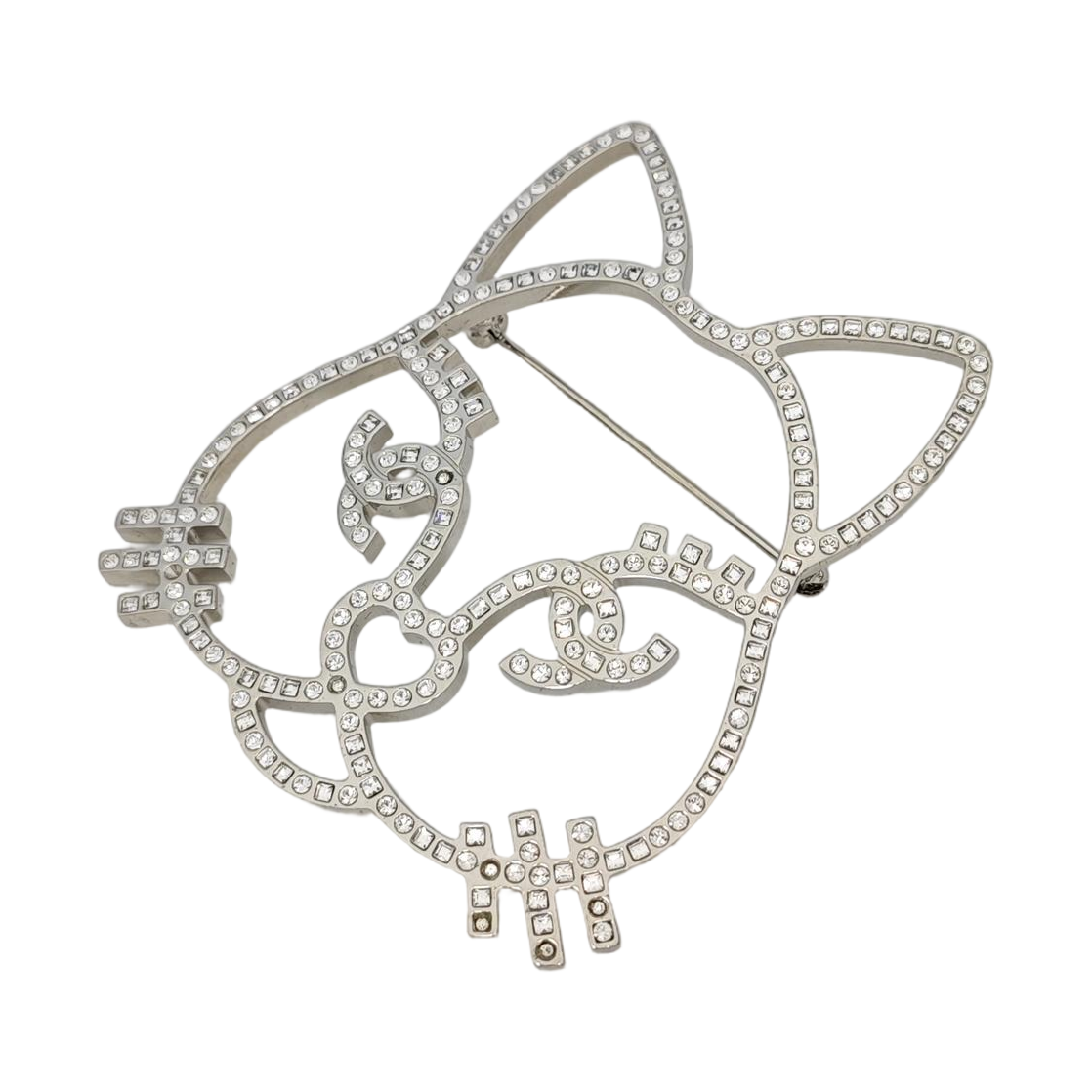 Metal Silver Brooch