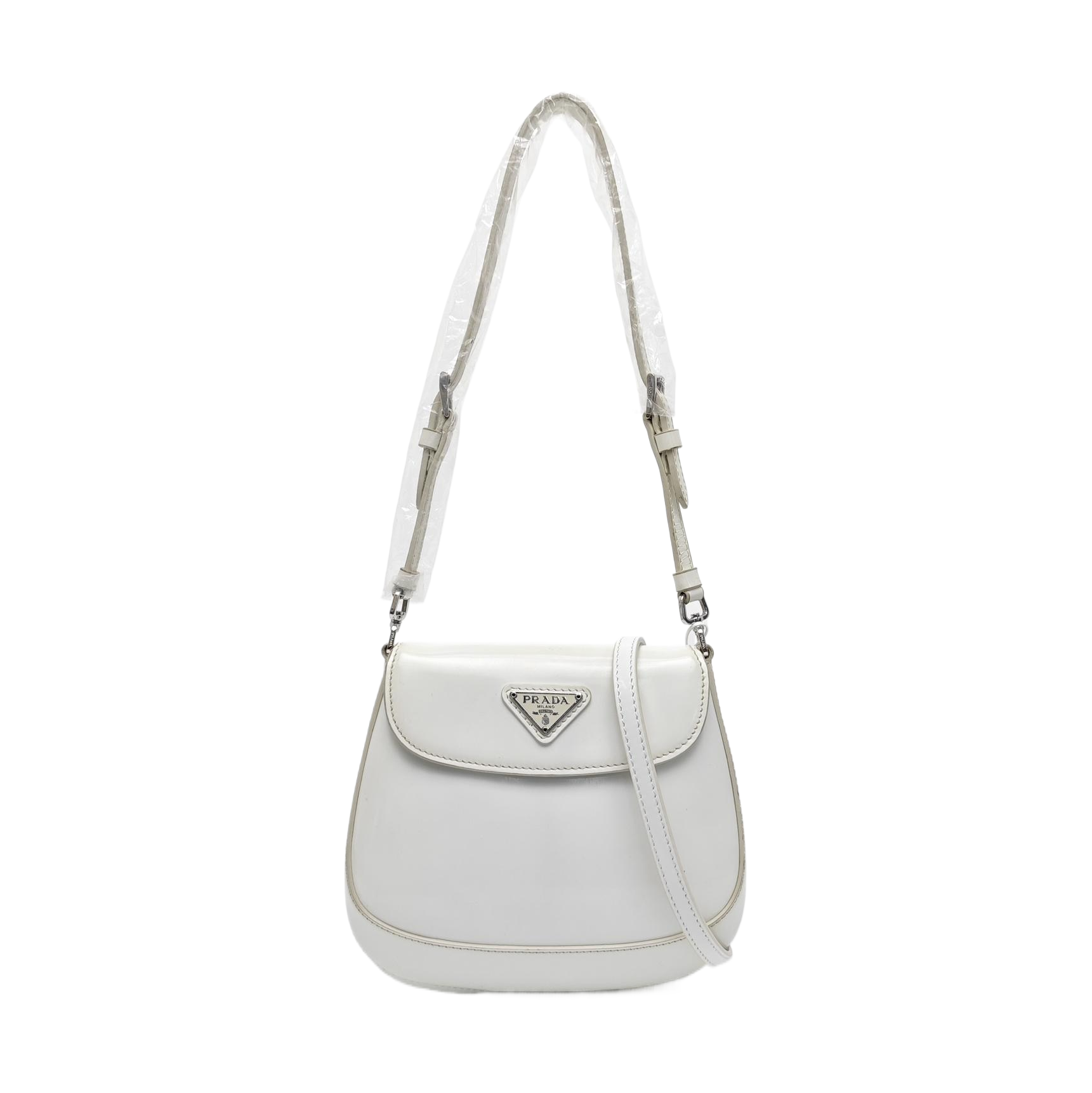 Cleo Mini Calfskin White