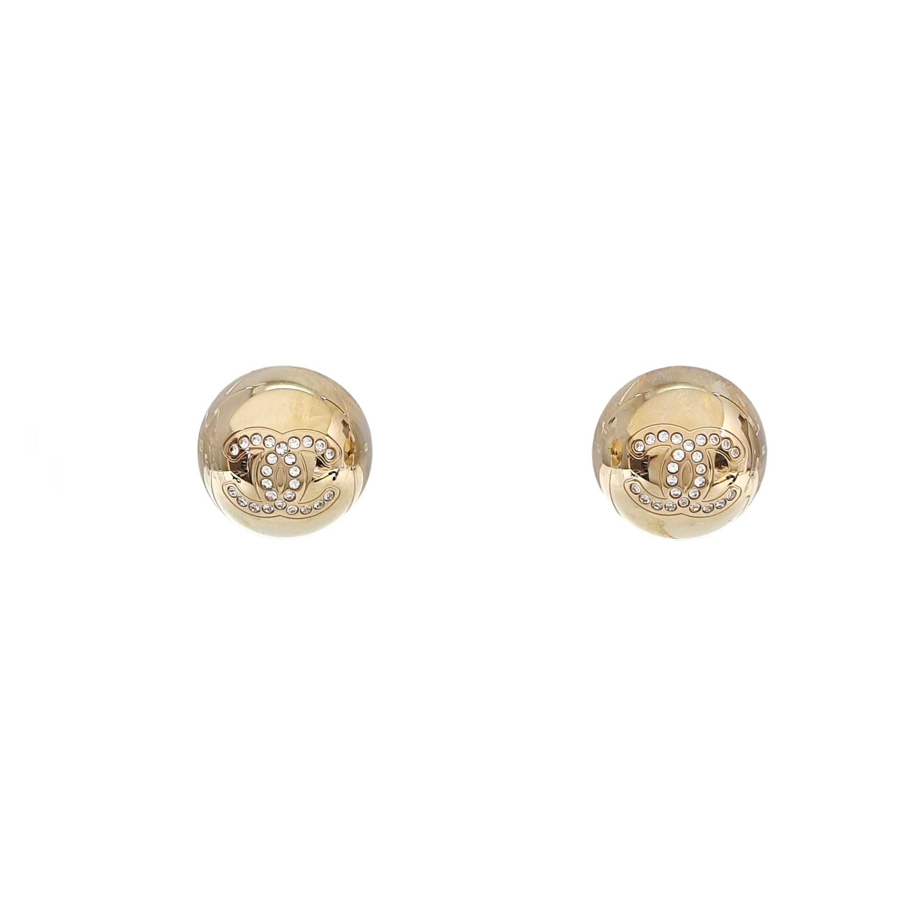 Metal Gold Stud Earrings