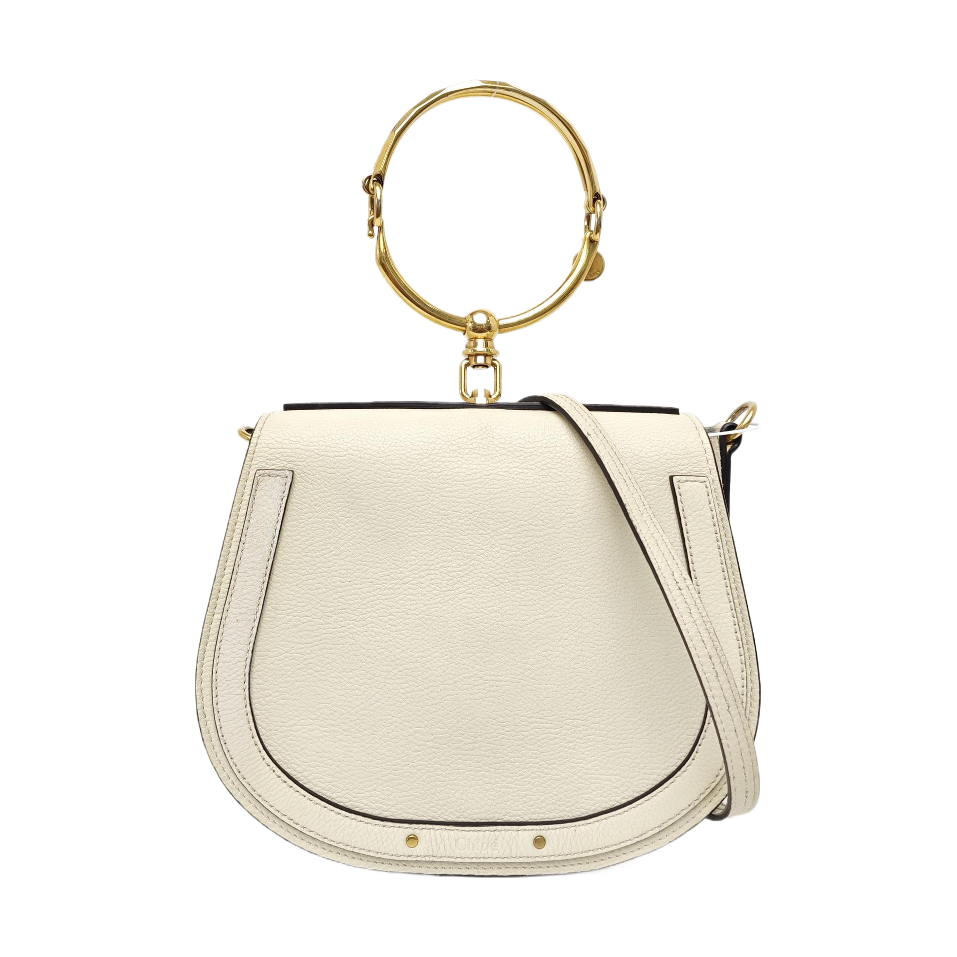 Nile Medium Calfskin White