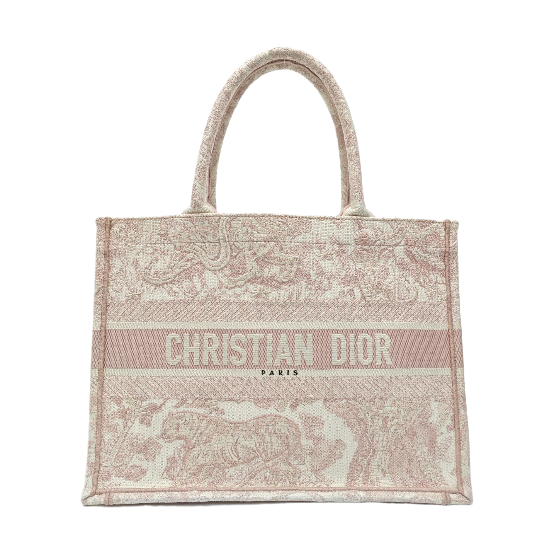 Book Tote Medium Canvas Pink