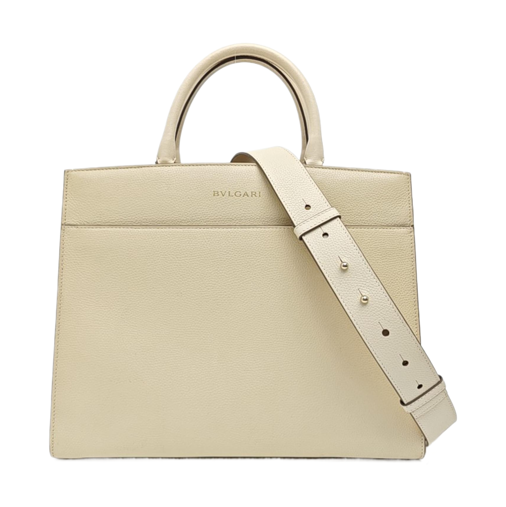 BVLGARI Calfskin Beige