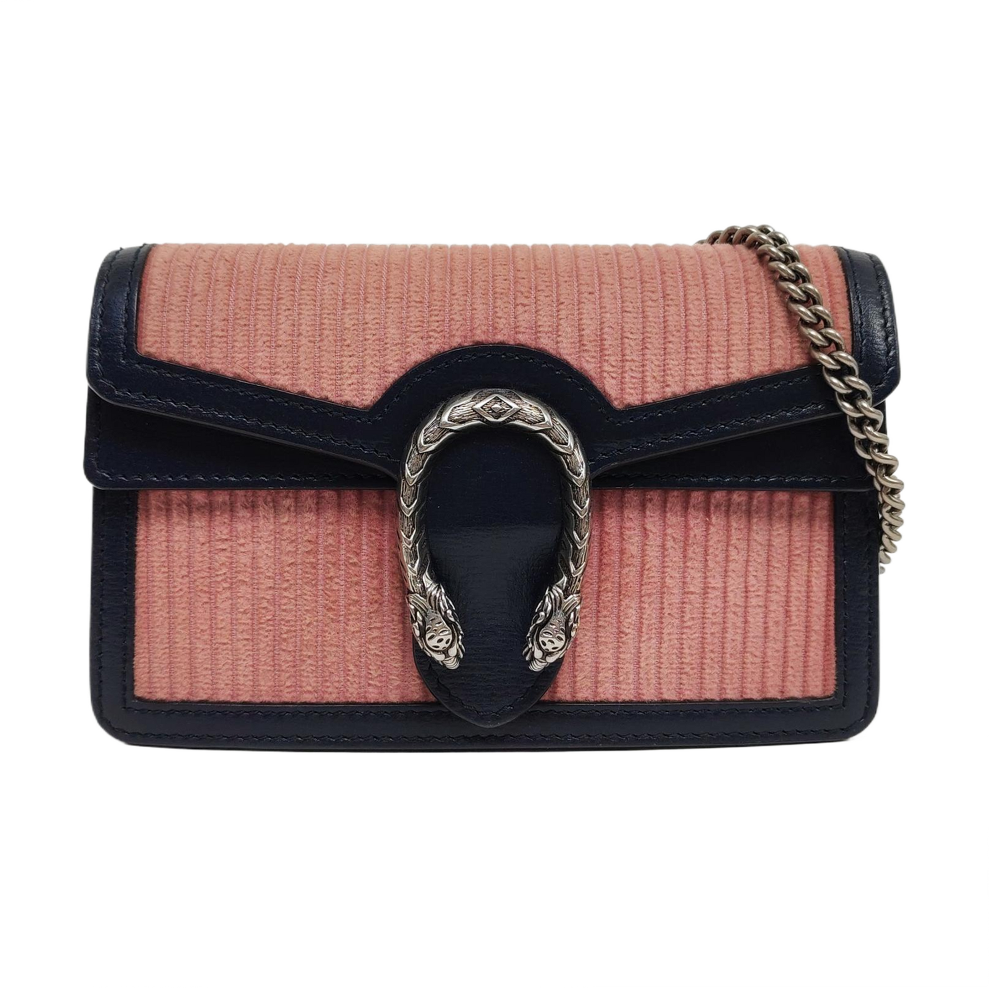 Authenticated pre-owned  Dionysus Super Mini Velvet Pink - Shoulder Bag at Looply