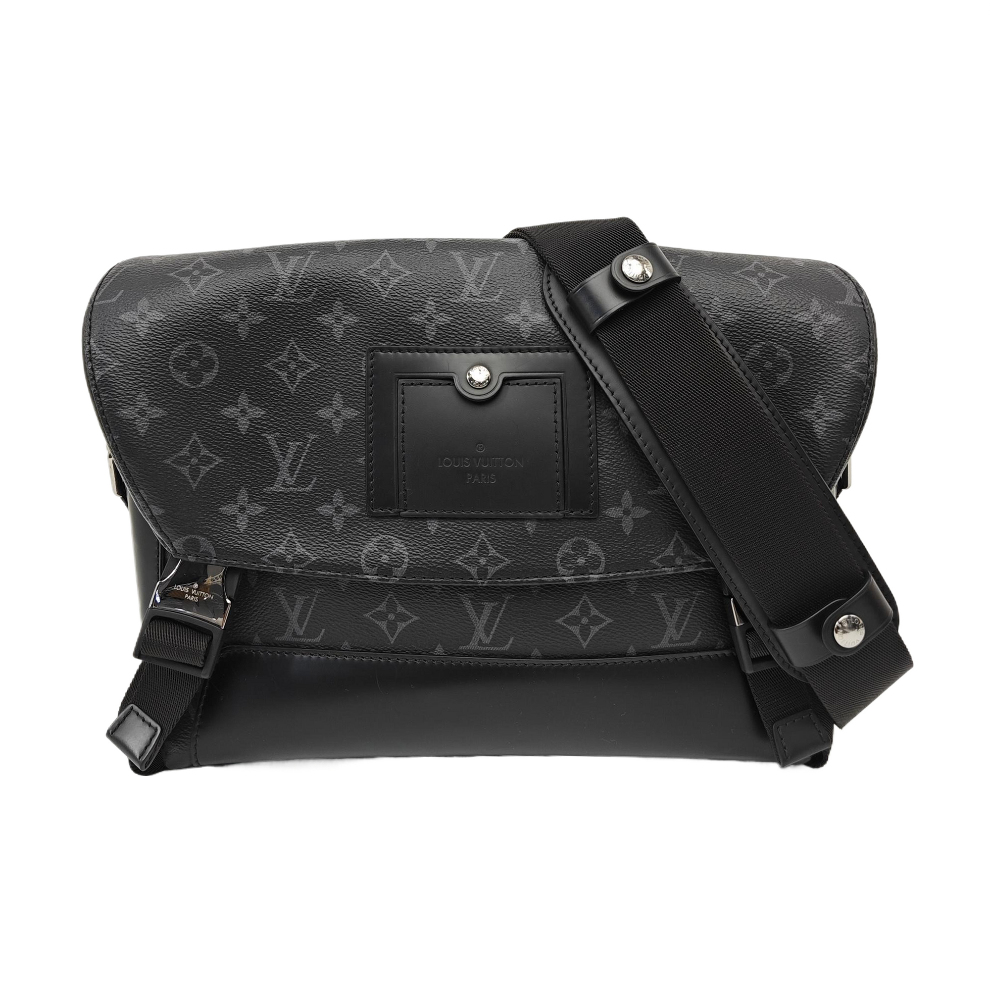 VOYAGER PM Monogram Coated Canvas Black