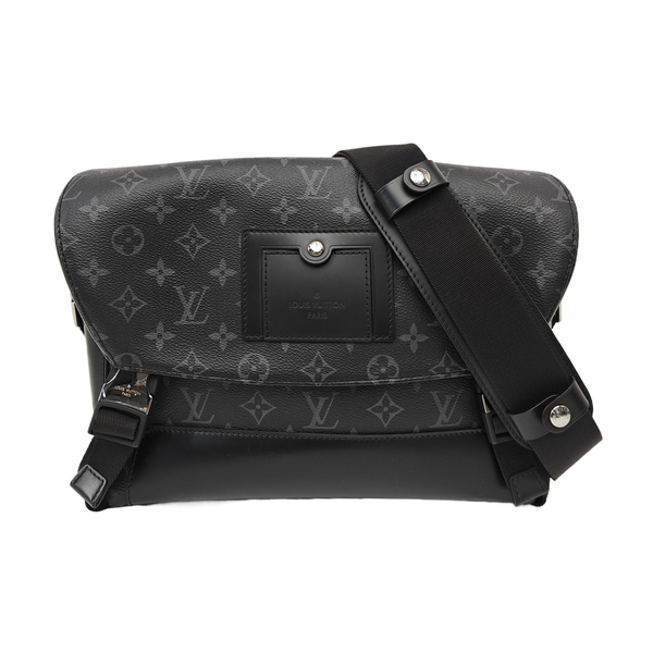 VOYAGER PM Monogram Coated Canvas Black