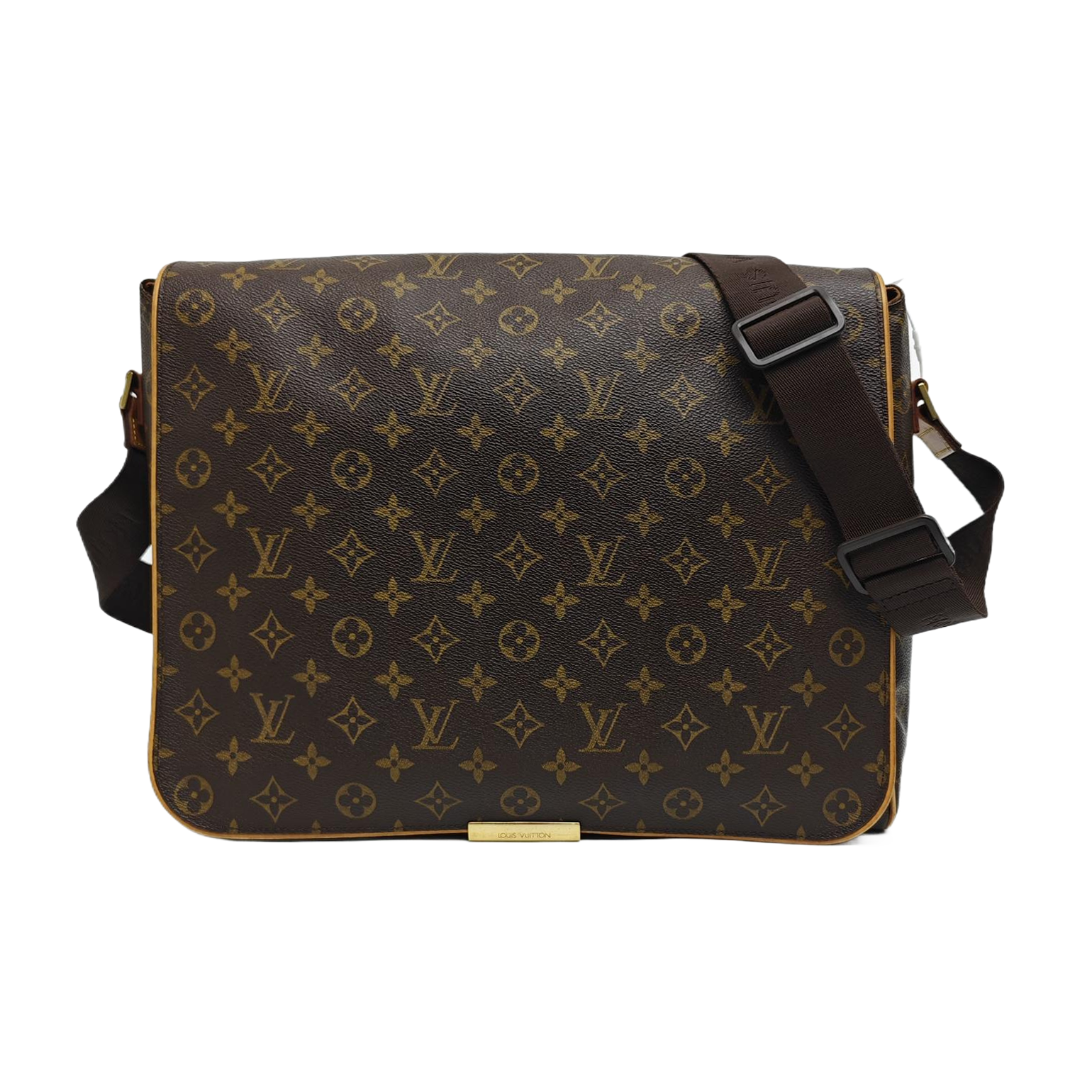 VALMY Monogram Coated Canvas Brown