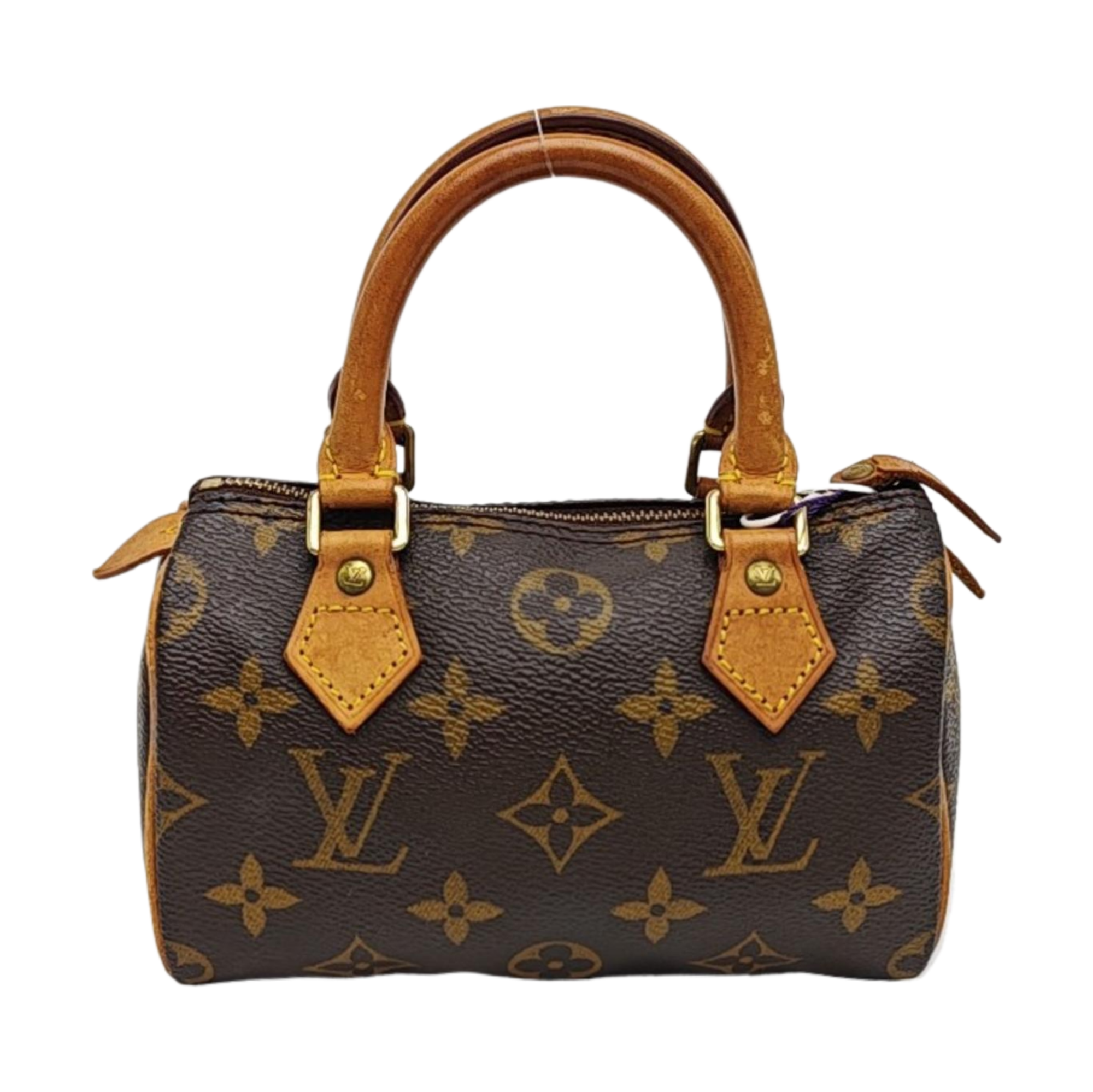 SPEEDY Monogram Coated Canvas Brown