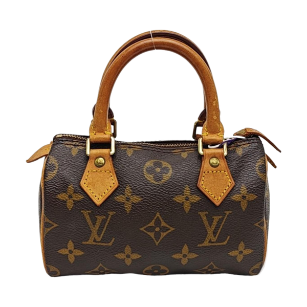 SPEEDY Monogram Coated Canvas Brown