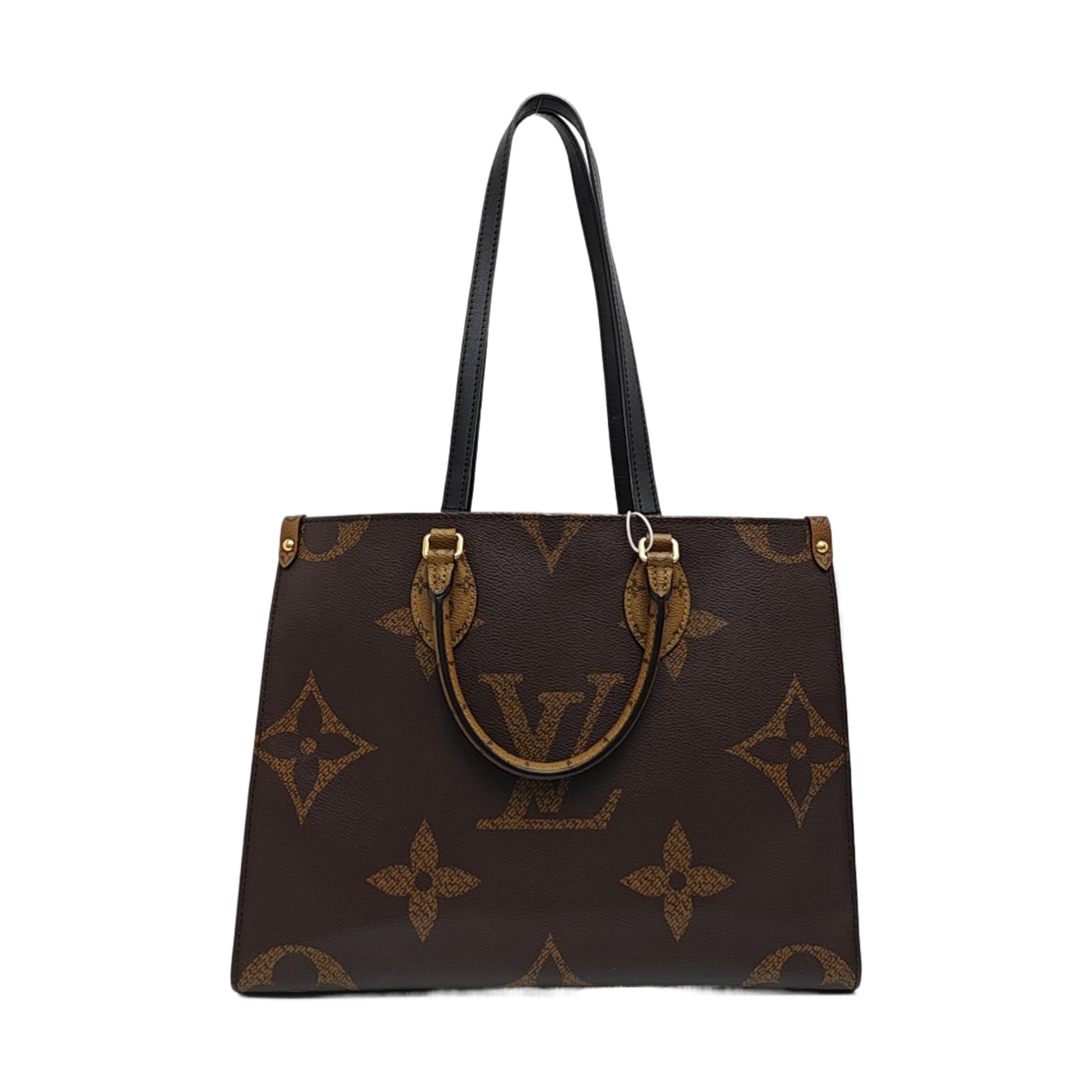 ONTHEGO MM Monogram Coated Canvas Brown