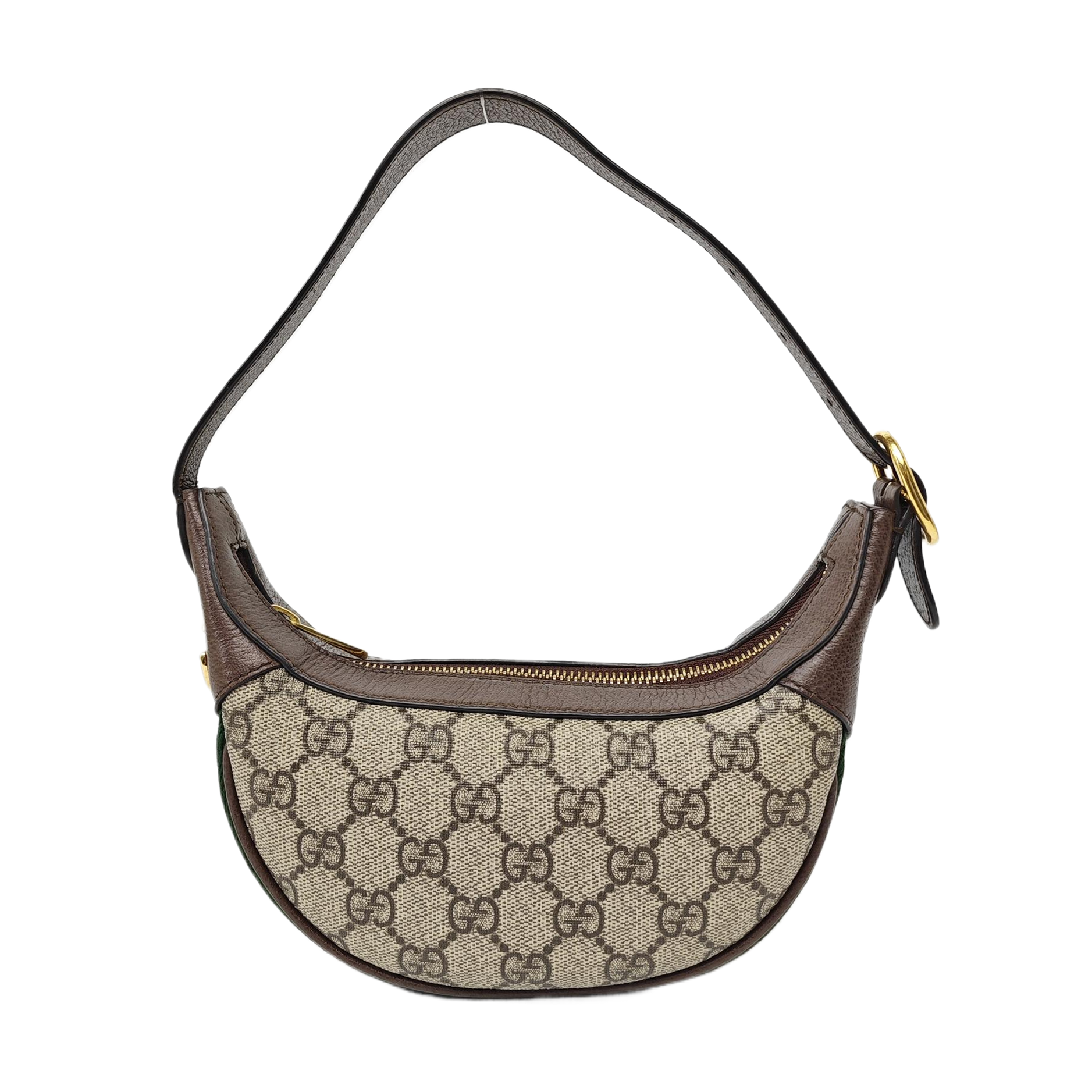 Ophidia Mini Monogram Coated Canvas Beige