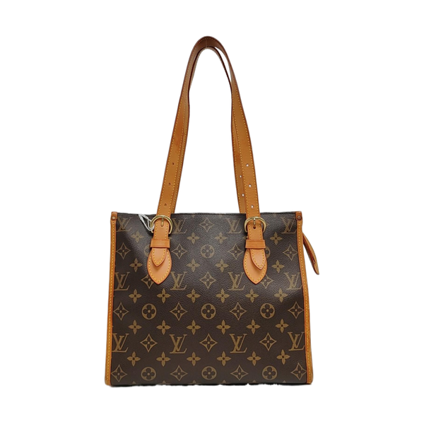 POPINCOURT Monogram Coated Canvas Brown