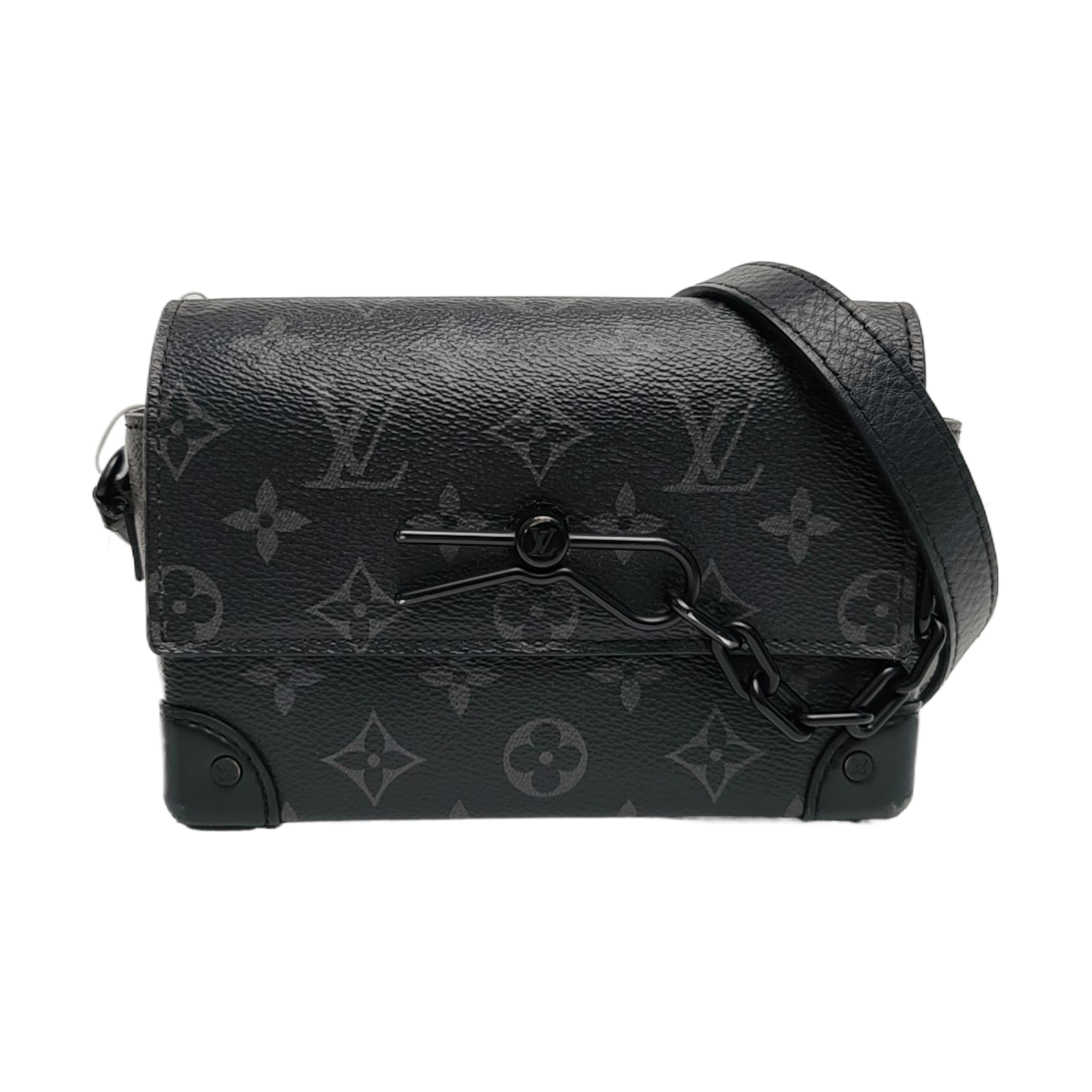 STEAMER Mini Monogram Coated Canvas Black