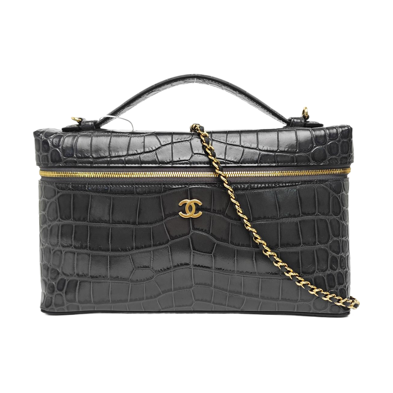 Quilted Calfskin Shoulder Bag Blue