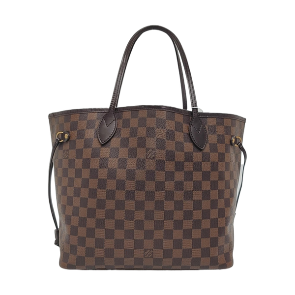 Authenticated pre-owned  NEVERFULL MM Coated Canvas Brown - Tote Bag at Looply