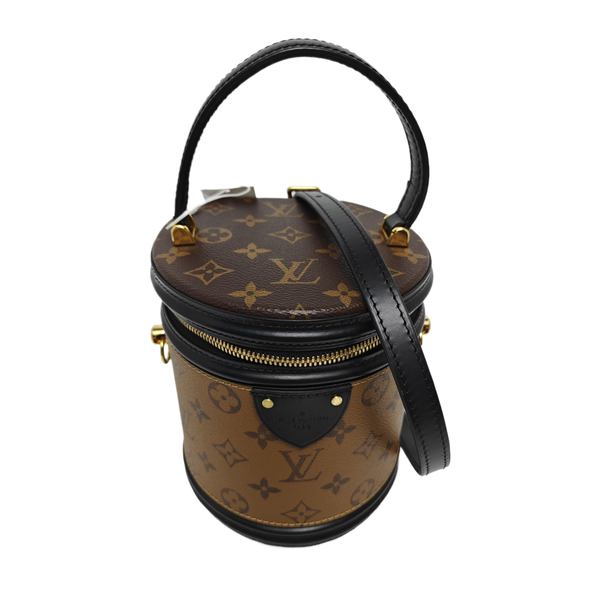 CANNES PM Monogram Coated Canvas Brown