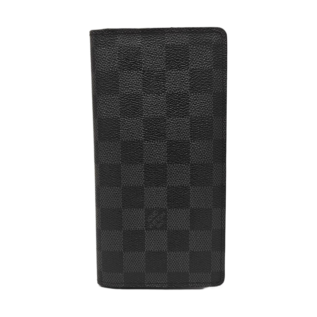 BRAZZA Damier Graphite Coated Canvas Black Wallet